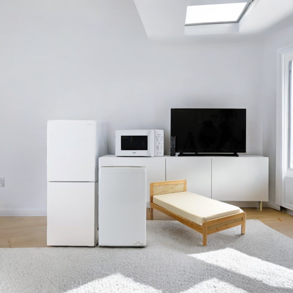 Re.Room生活応援セット(冷蔵庫150～160Lビッグフリーザー・32インチテレビ)　レンタル